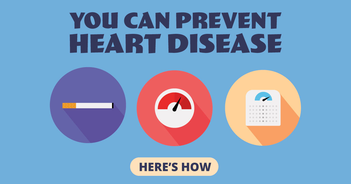 You can prevent heart disease. Here's how!